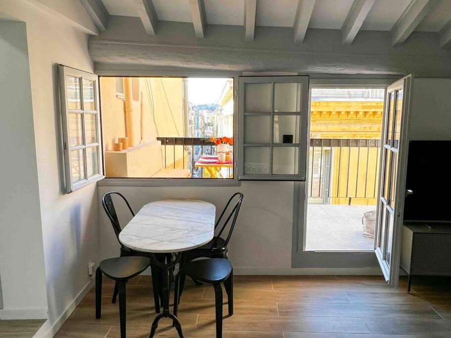 Beautiful Top Floor & Terrasse Nice Bagian luar foto